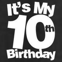 10th Birthday It's My 10th Birthday 10 Year Old Birthday TShirt 11oz C Handle Ceramic Mug
