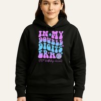 10th Birthday  In My Double Digits Era Groovy Retro Hoodie