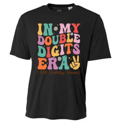 10th Birthday In My Double Digits Era Cooling Performance Crew T-Shirt