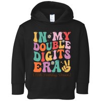 10th Birthday In My Double Digits Era Toddler Hoodie