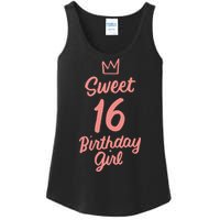 16th Birthday Idea N Sweet 16 Year Old Girl Ladies Essential Tank