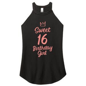 16th Birthday Idea N Sweet 16 Year Old Girl Women's Perfect Tri Rocker Tank