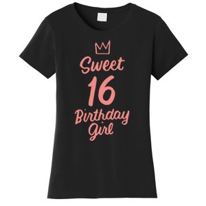 16th Birthday Idea N Sweet 16 Year Old Girl Women's T-Shirt