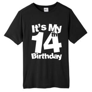 14th Birthday It's My 14th Birthday 14 Year Old Birthday Tall Fusion ChromaSoft Performance T-Shirt