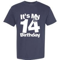 14th Birthday It's My 14th Birthday 14 Year Old Birthday Garment-Dyed Heavyweight T-Shirt