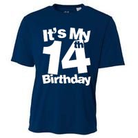 14th Birthday It's My 14th Birthday 14 Year Old Birthday Cooling Performance Crew T-Shirt