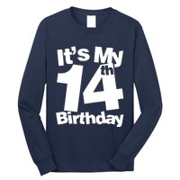 14th Birthday It's My 14th Birthday 14 Year Old Birthday Long Sleeve Shirt