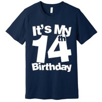 14th Birthday It's My 14th Birthday 14 Year Old Birthday Premium T-Shirt