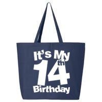 14th Birthday It's My 14th Birthday 14 Year Old Birthday 25L Jumbo Tote