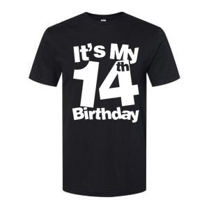 14th Birthday It's My 14th Birthday 14 Year Old Birthday Softstyle CVC T-Shirt