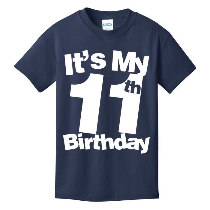 11th Birthday It's My 11th Birthday 11 Year Old Birthday Kids T-Shirt