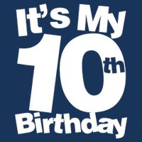 10th Birthday It's My 10th Birthday 10 Year Old Birthday 7-Panel Snapback Hat