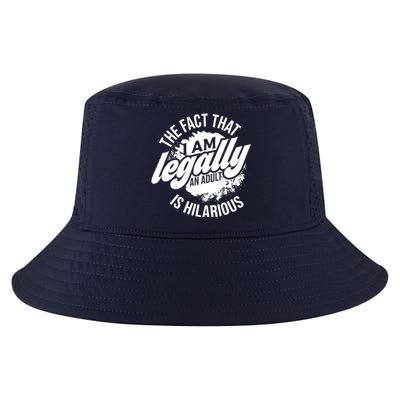 18th Birthday Im Legally An Adult Is Hilarious Funny Cool Comfort Performance Bucket Hat