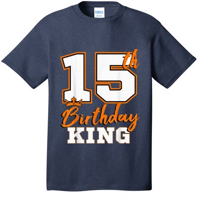 15th Birthday King Party Crown Bday Celebration T-Shirt