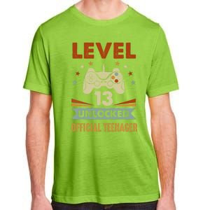 13th Birthday Level 13 Unlocked Teenager Adult ChromaSoft Performance T-Shirt