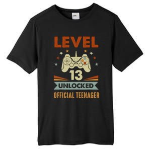 13th Birthday Level 13 Unlocked Teenager Tall Fusion ChromaSoft Performance T-Shirt