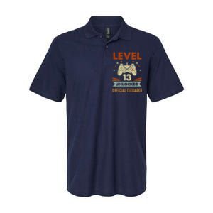 13th Birthday Level 13 Unlocked Teenager Softstyle Adult Sport Polo