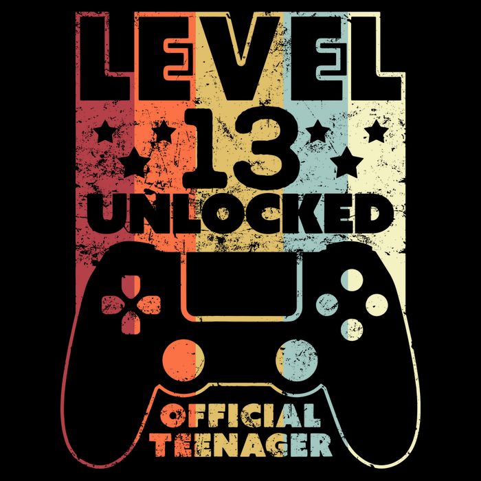 13th Birthday Level 13 Unlocked Official Teenager Bucket Hat