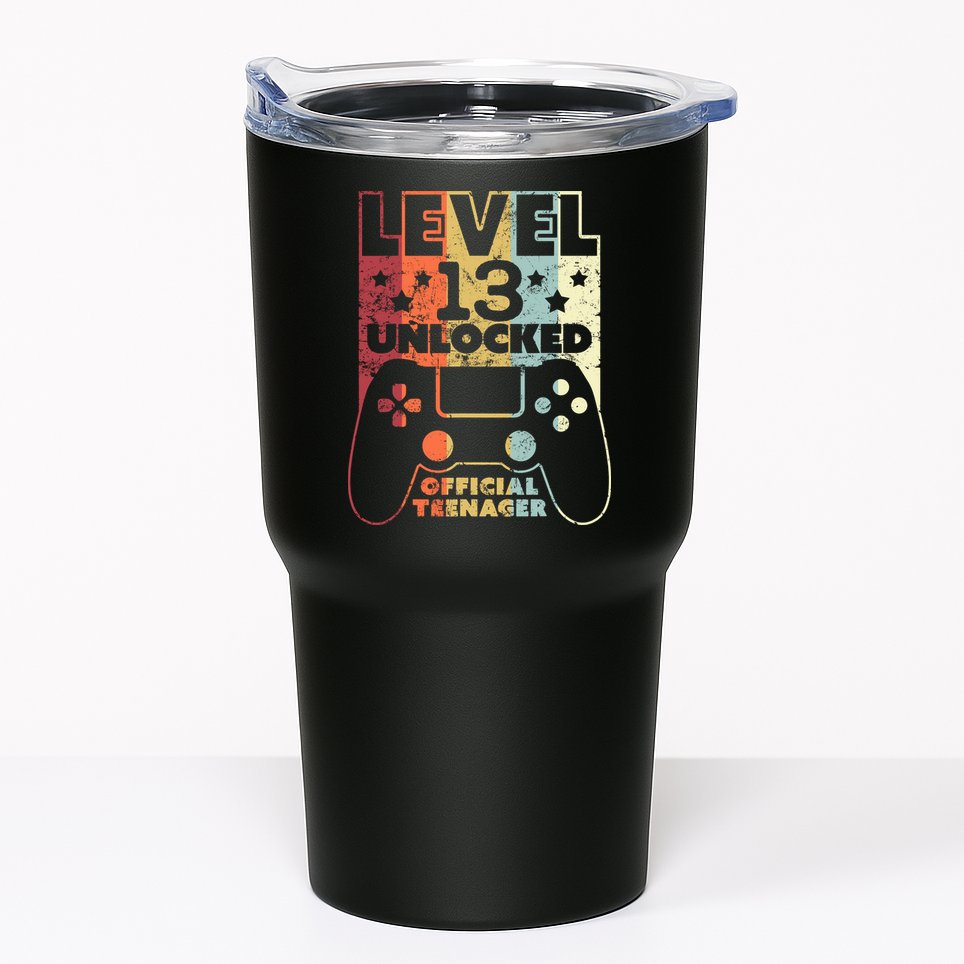 13th Birthday Level 13 Unlocked Official Teenager Tumbler