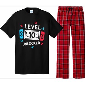 10th Birthday Level 10 Unlocked Video Game Party Pajama Set