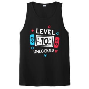 10th Birthday Level 10 Unlocked Video Game Party PosiCharge Competitor Tank