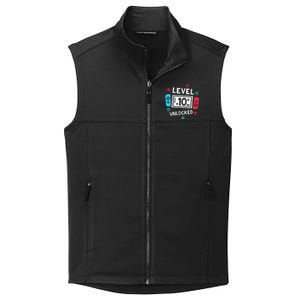 10th Birthday Level 10 Unlocked Video Game Party Collective Smooth Fleece Vest