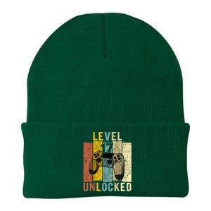 17th Birthday Level 17 Unlocked Video Gamer Knit Cap Winter Beanie