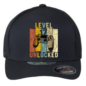 17th Birthday Level 17 Unlocked Video Gamer Flexfit Unipanel Trucker Cap