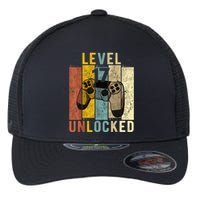 17th Birthday Level 17 Unlocked Video Gamer Flexfit Unipanel Trucker Cap