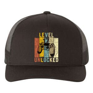 17th Birthday Level 17 Unlocked Video Gamer Yupoong Adult 5-Panel Trucker Hat