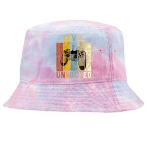 17th Birthday Level 17 Unlocked Video Gamer Tie-Dyed Bucket Hat