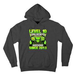 10th Birthday Level 10 Unlocked Awesome 2013 Gamer Gift Hoodie