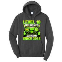 10th Birthday Level 10 Unlocked Awesome 2013 Gamer Gift Tall Hoodie