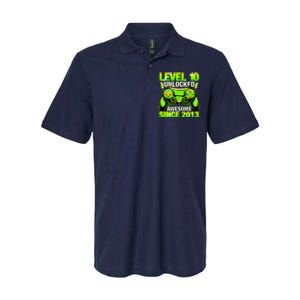 10th Birthday Level 10 Unlocked Awesome 2013 Gamer Gift Softstyle Adult Sport Polo