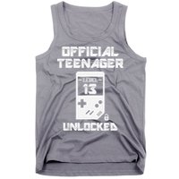 13th Birthday Level 13 Unlocked Official Tank Top