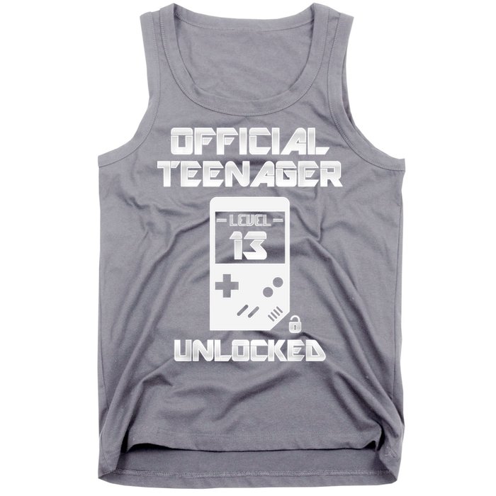 13th Birthday Level 13 Unlocked Official Tank Top