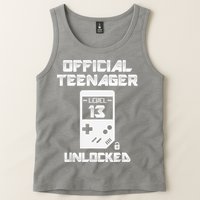 13th Birthday Level 13 Unlocked Official Tank Top