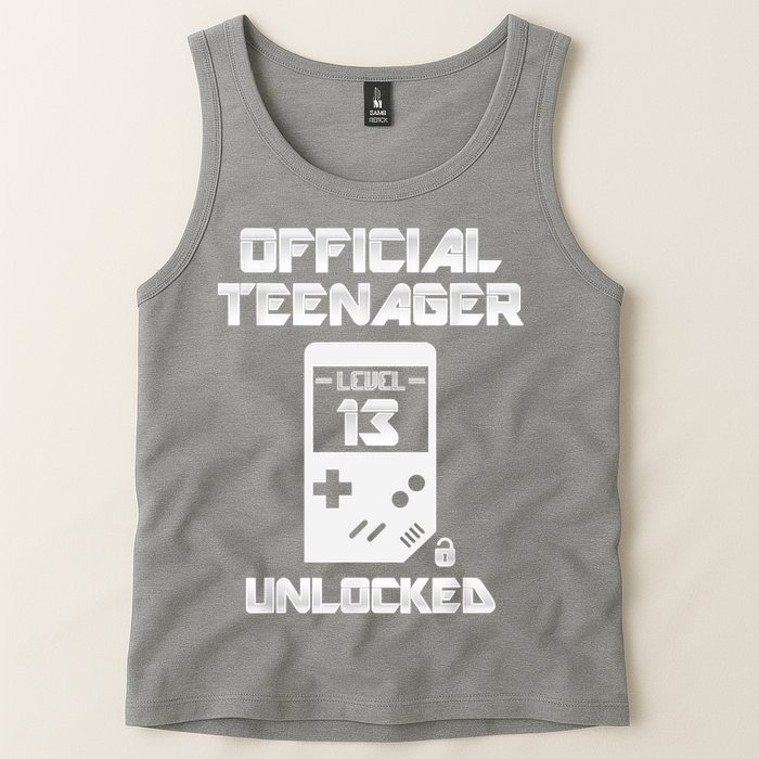 13th Birthday Level 13 Unlocked Official Tank Top