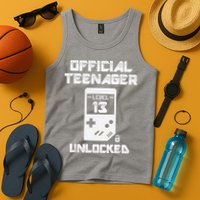 13th Birthday Level 13 Unlocked Official Tank Top