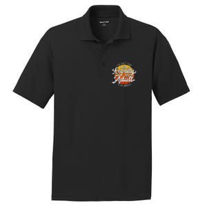 18th Birthday Legally Adult Funny Birthday PosiCharge RacerMesh Polo