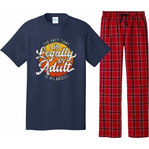 18th Birthday Legally Adult Funny Birthday Pajama Set