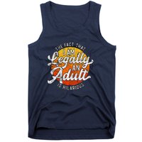 18th Birthday Legally Adult Funny Birthday Tank Top