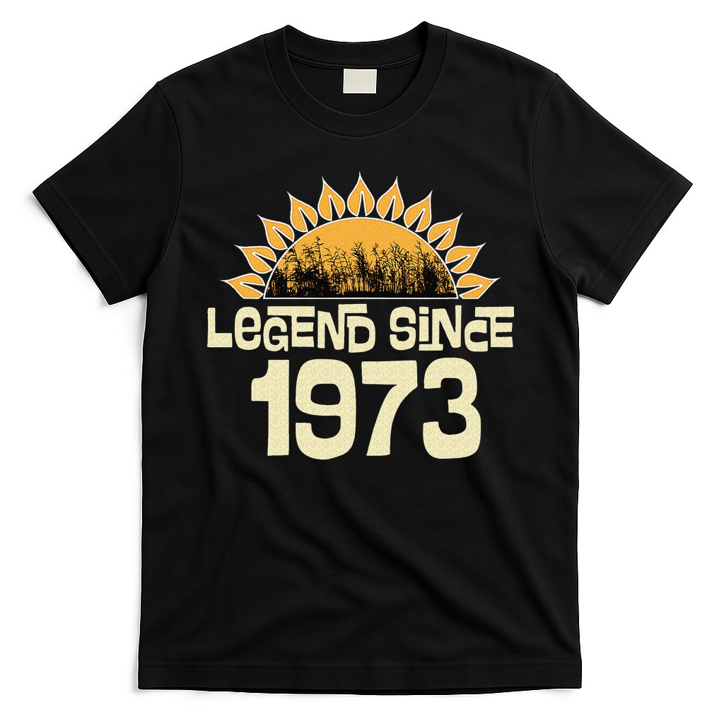1973 Birthday Legend Since Retro Vintage T-Shirt
