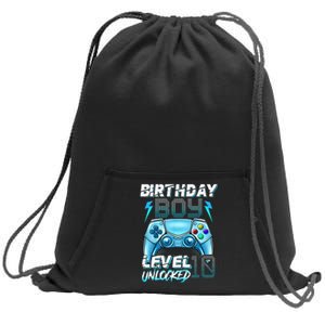 10Th Birthday  Level 10 Unlocked Awesome Since 2012 Gamer Sweatshirt Cinch Pack Bag