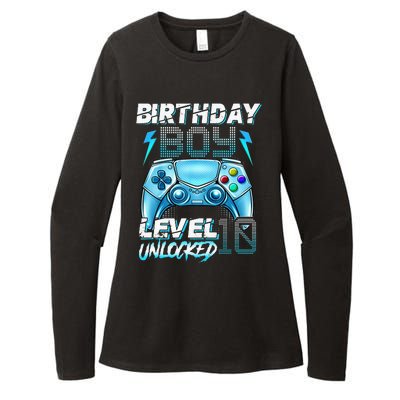 10Th Birthday  Level 10 Unlocked Awesome Since 2012 Gamer Womens CVC Long Sleeve Shirt