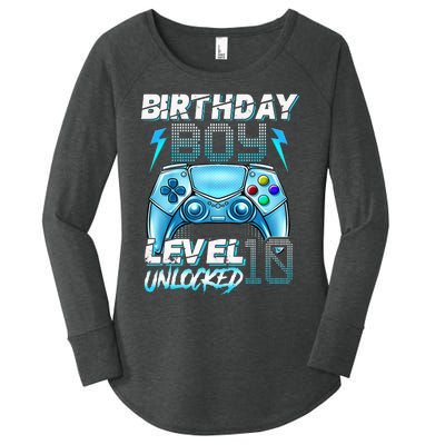 10Th Birthday  Level 10 Unlocked Awesome Since 2012 Gamer Women's Perfect Tri Tunic Long Sleeve Shirt