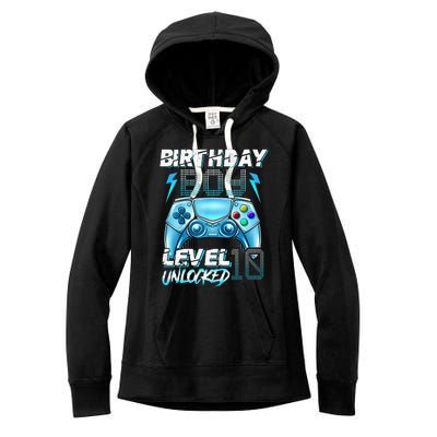 10Th Birthday  Level 10 Unlocked Awesome Since 2012 Gamer Women's Fleece Hoodie