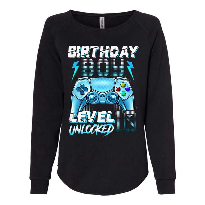 10Th Birthday  Level 10 Unlocked Awesome Since 2012 Gamer Womens California Wash Sweatshirt