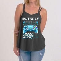 10Th Birthday  Level 10 Unlocked Awesome Since 2012 Gamer Women's Strappy Tank