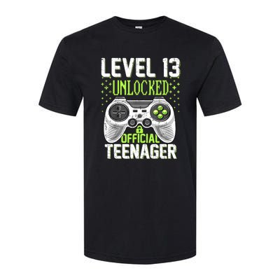 13th Birthday Level 13 Unlocked Funny Teenager Game Softstyle CVC T-Shirt